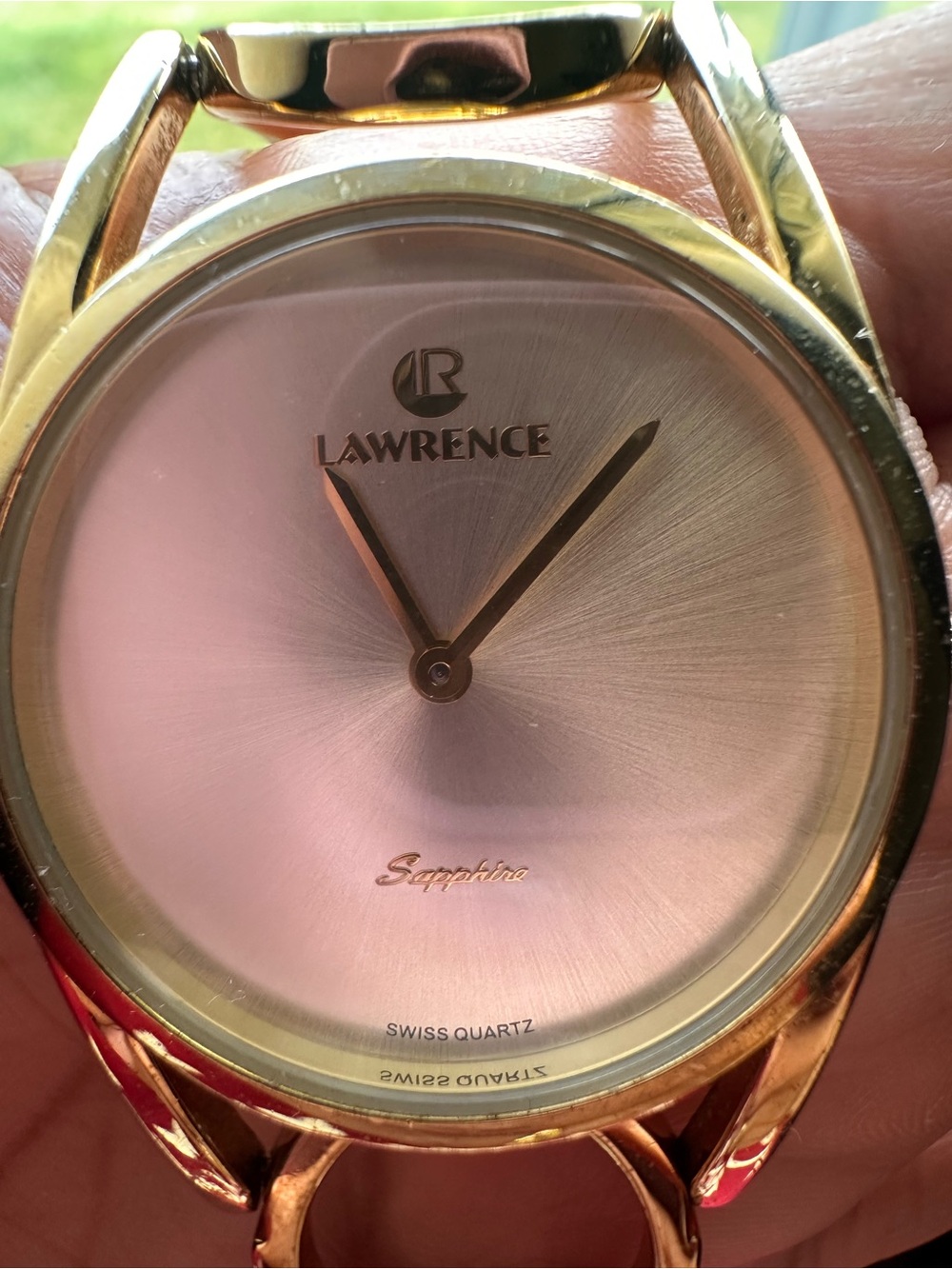 Lawrence Gold Tone Circle-Link Bracelet Watch - Picture 6 of 7